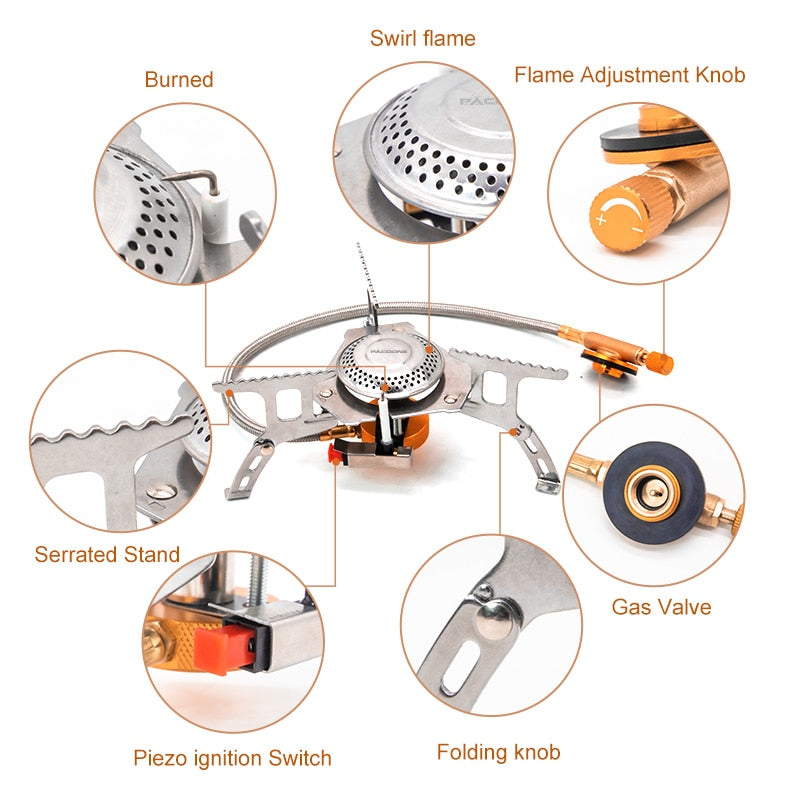 Camping Gas Stove Outdoor Windproof